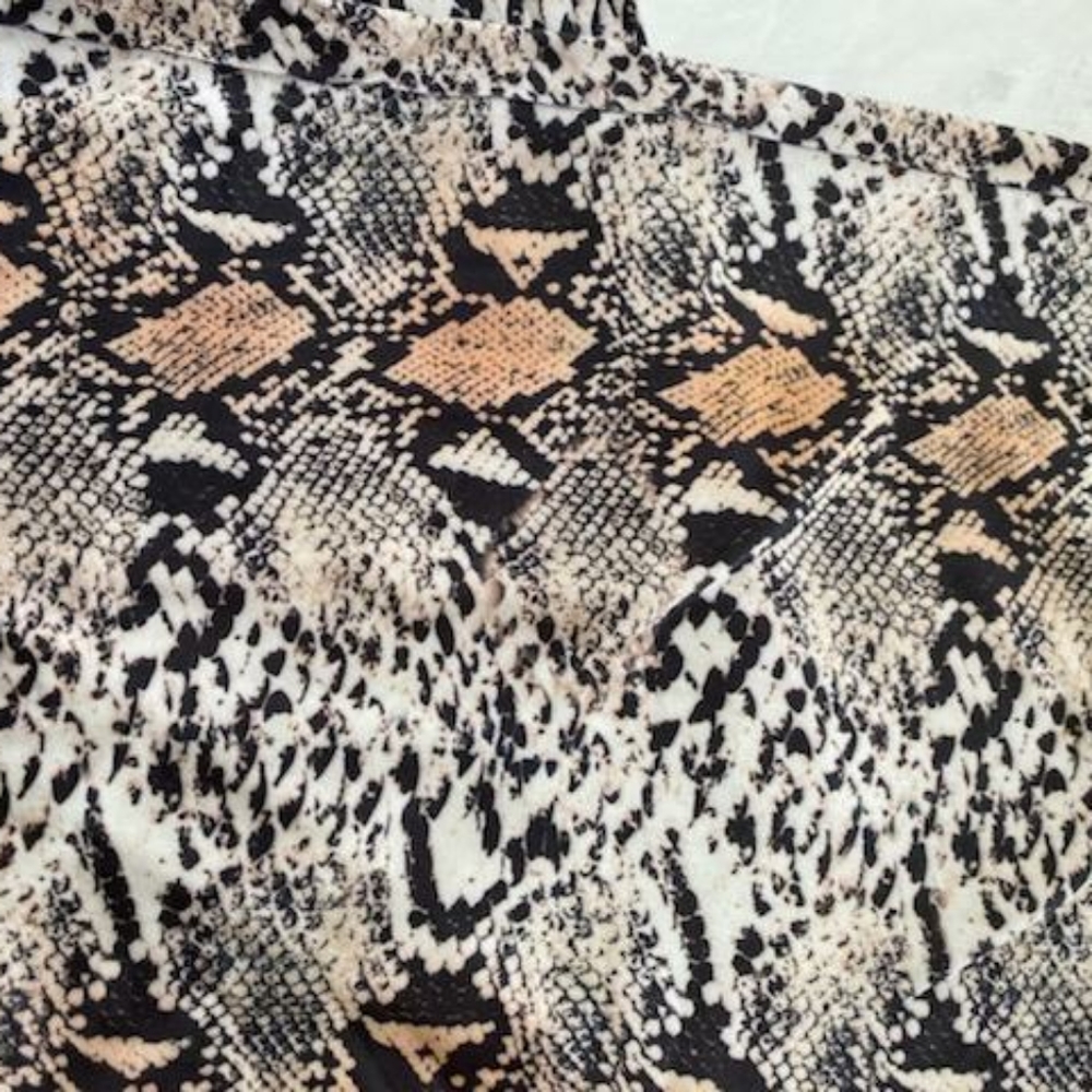 Snakeskin Print Bodycon Midi Dress - Picture 6 of 6